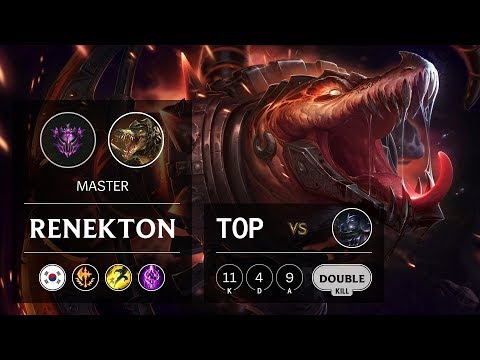 Renekton Top vs Shen - KR Master Patch 9.17
