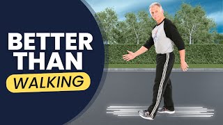 Why Walk? Do This 10 Min Chair & Standing Workout Instead (Full Body)