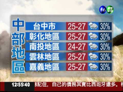 十一月十七日華視午間氣象