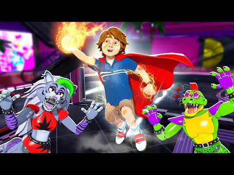 FNAF Security Breach But GREGORY HAS SUPER POWERS! (Modded FNAF Security Breach)