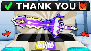 THANK YOU RIVALS... (Roblox Rivals News) Ft: Owners