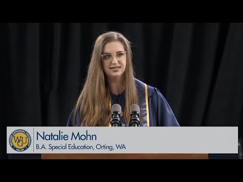 WGU 2019 Seattle Bachelor's Commencement - Graduate Speaker Natalie Mohn