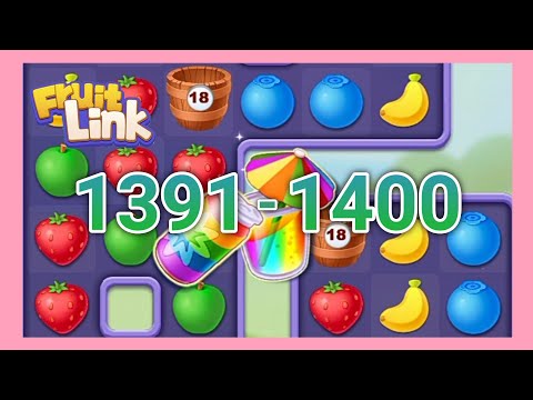fruit link blast line game, level 1391-1400