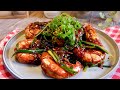 Zero Skills Needed! Shallot & Spring Onion Shrimp 鲜香双葱虾 Chinese Prawn Stir Fry Recipe | Shellfish