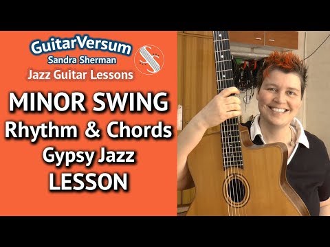 MINOR SWING Chords LESSON - Minor Swing Guitar Tutorial - La Pompe Gypsy Jazz Rhythm