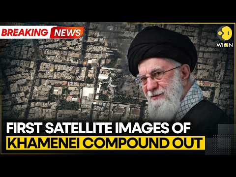 Israel Attacks Iran: First Satellite Images of Khamenei Compound After Strike | WION BREAKING