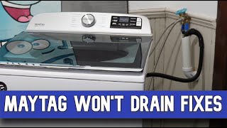 How to Fix a Newer Maytag Washing Machine That Won't Drain or Spin