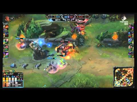 SK Telecom T1 vs GE Tigers - Game 1 - Highlights - LCK Spring 2015 - W6D3
