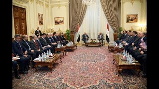 رئيس مجلس الوزراء السيد عادل عبد المهدي يزور مجلس الشعب المصري.