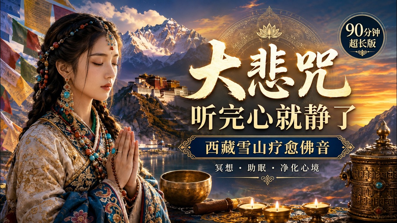 【淚流滿面的高原藏歌 】｜前奏響起 心靈安靜了｜來自世界屋脊的空靈治癒之聲｜超療癒藏族梵音｜西藏