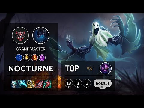 Nocturne Top vs Kennen - EUW Grandmaster Patch 11.23