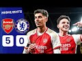 Arsenal vs Chelsea (5-) | All Goals & Extended Highlights | Premier League 2023/24