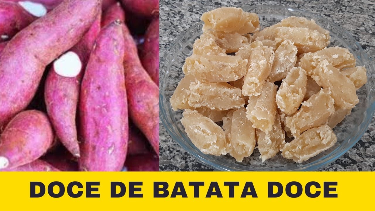 COMO FAZER DOCE DE BATATA DOCE COM CASQUINHA | DOCE DE ROÇA