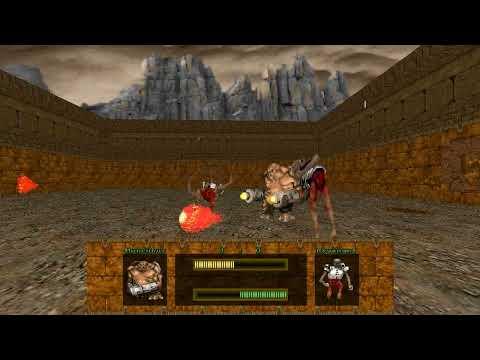 Doom: The Reconquest GZDoom mod - Arena Battle _ "1 Mancubus Vs. 2 Revenants"