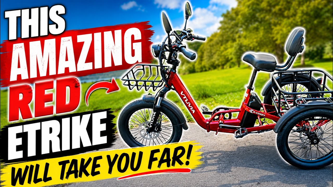 VTUVIA E-COZY electric trike review by eBike Reviews and Adventures