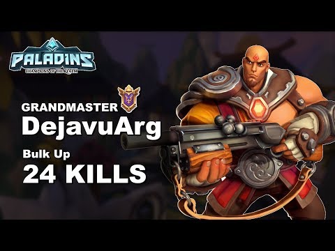 DejavuArg Buck 24 KILLS!! Paladins GM Ranked Gameplay 1440p High Quality Video