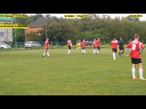 KS Żupawa - TS Stale (0-1 Stąporski Przemysław) 26.08.2018  / Klasa "A"