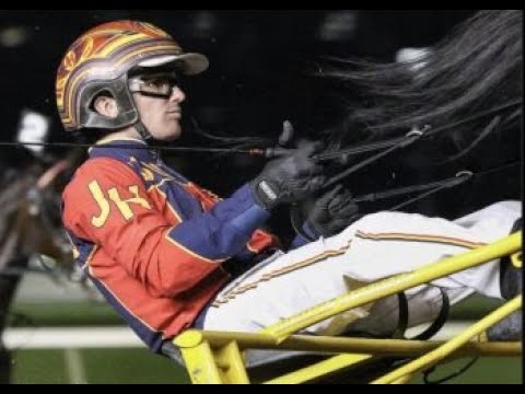 James Herbertson & Dave Little In The Sulky Meadowlands Racing & Entertainment.