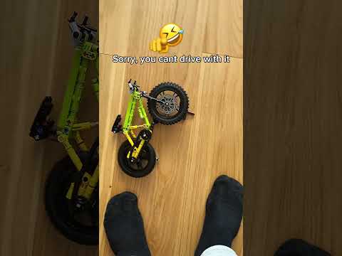 Is this the smallest bike on planet?😱 #bike #lego