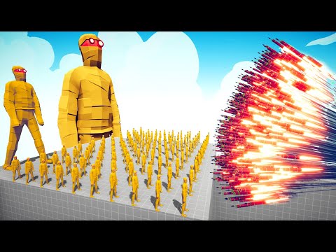 100x MUMMIES and GIANT MUMMY Vs EVERY GODS - Totally Accurate Battle Simulator TABS