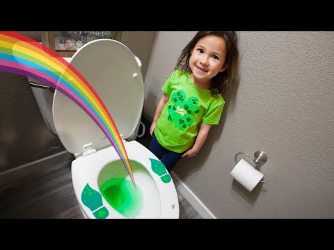 OAK caught a Leprechaun(fail) St Patrick's Day Routine and GOLD TRAP 🌈
