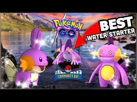 SHINY SWAMPERT COMMUNITY DAY HYDRO CANNON COMPARISON IN POKEMON GO | MUDKIP CD ANALYSIS