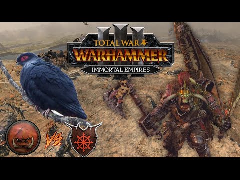 ROGUE IDOL IN COMPETITIVE | Greenskins vs Demons of Chaos - Total War Warhammer 3