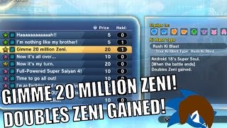Dragon Ball Xenoverse 2: How To Get Double Zeni Earned!!! - Johnic Adventure
