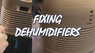 VLOG - Fixing 2 Different Dehumidifiers & Common Faults (What goes wrong with Dehumidifiers?)