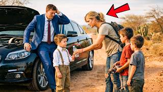 O CARRO DO MILIONÁRIO QUEBRA NA ESTRADA... E UMA AJUDA INESPERADA MUDA SUAS VIDAS PARA SEMPRE!