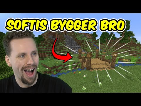 SOFTIS BYGGER EN BRO I MINECRAFT - Lets play - S6E15