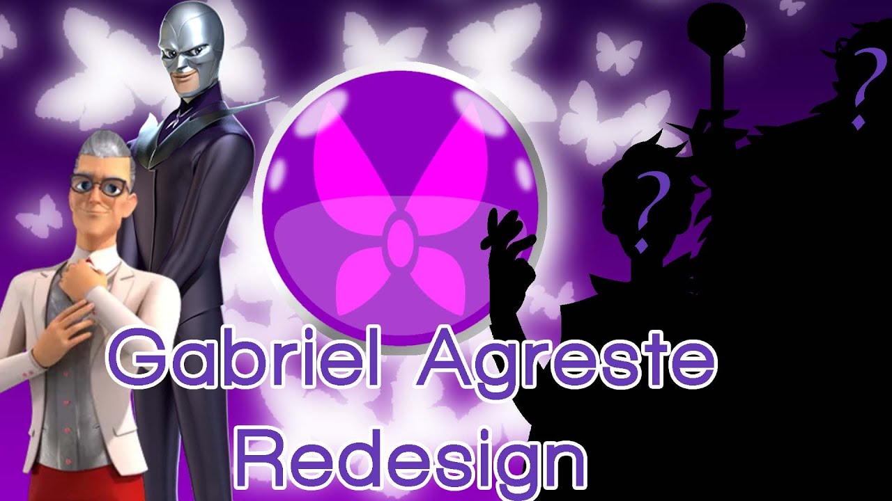 Miraculous Redesign Speedpaint || Gabriel:HawkMoth ||