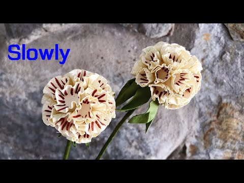ABC TV | How To Make Easy Scabiosa Pods Paper Flower (Slowly) - Craft Tutorial