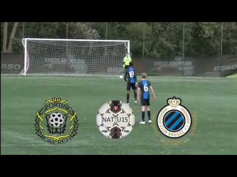 Nat.Elite U15 - Sporting Lokeren - Club Brugge KV.  - Uitslag : 1-3
