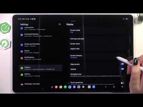 SAMSUNG Galaxy Tab S10 FE+ 5G – Bildschirm-Timeout einstellen