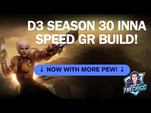 Diablo 3 Season 30 Inna Monk Speed Greater Rift Guide