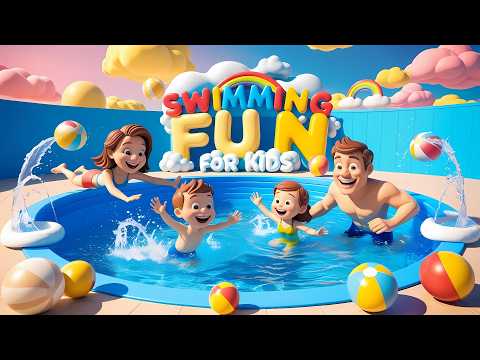 Best Swimming Songs for Kids | Fun Family Swimming Time | Baby Smiles & Songs