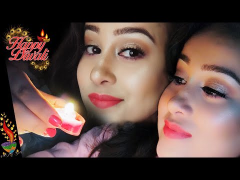 Glowing Diwali Makeup Look For Girls 2021 / Pink Full Glam Makeover | Diwali Series part - 2