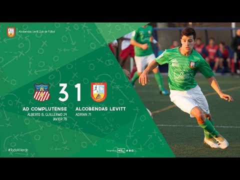 JORNADA 10. A.D. Complutense -3 Alcobendas Levitt C.F. -1. (19-11-2017)