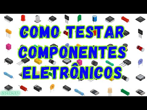 Como Testar os 20 Componentes Eletrônicos MAIS Usados! (Com Multímetro)