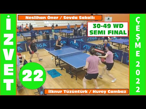 ÇEŞME 2022 | İLKNUR TÜZÜNTÜRK & HÜREY CAMBAZ - SEVDA SAKALLI & NESLİHAN ÖNER | 30-49 WD | SEMI SINAL