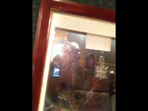 Laden and Dj Yung Quincy doing dubplates in london