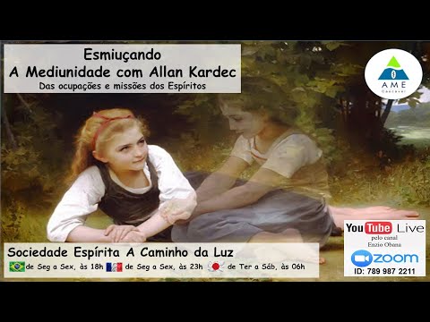 Esmiuçando a Mediunidade com Allan Kardec, dia 24/07/2020.
