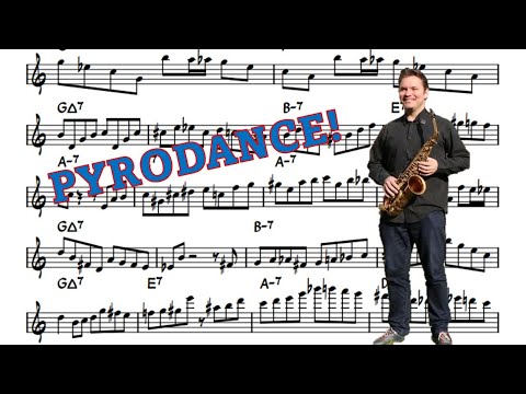 Baptiste Herbin on Pyrodance (After You've Gone) - Eb Transcription