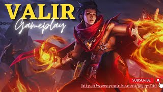 VALIR GAMEPLAY🔥Pale Flame #valir #jgg #trending #viral #mobilelegends