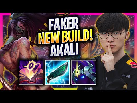 FAKER TRIES NEW AKALI BUILD! - T1 Faker Plays Akali MID vs Galio! | Season 2026