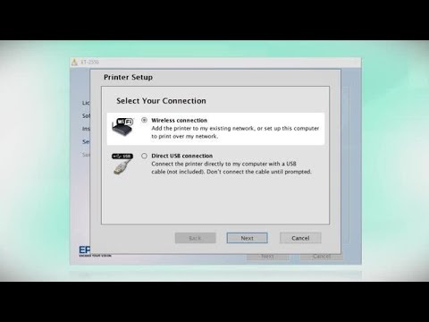 Connecting Your Printer to a Wireless Network Using the Buttons on the Printer