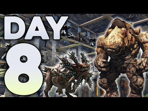 Defending my Modded Herbivore Island VS a Full Tribe! - ARK PvP