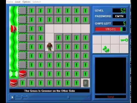CCLP1 level 50 solution - 167 seconds