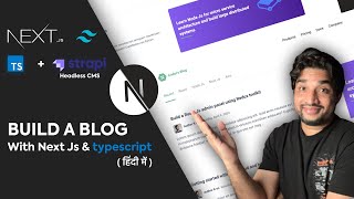Download the video "Next JS blog using Typescript and Strapi headless CMS  🔥🔥🚀 ( Hindi )"